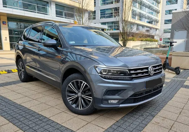 samochody osobowe Volkswagen Tiguan Allspace cena 98900 przebieg: 147000, rok produkcji 2018 z Warszawa